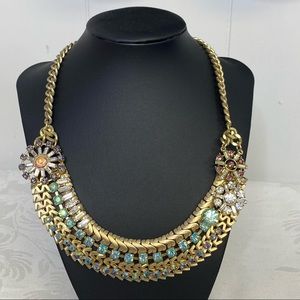 Stein Blye Jewel Necklace